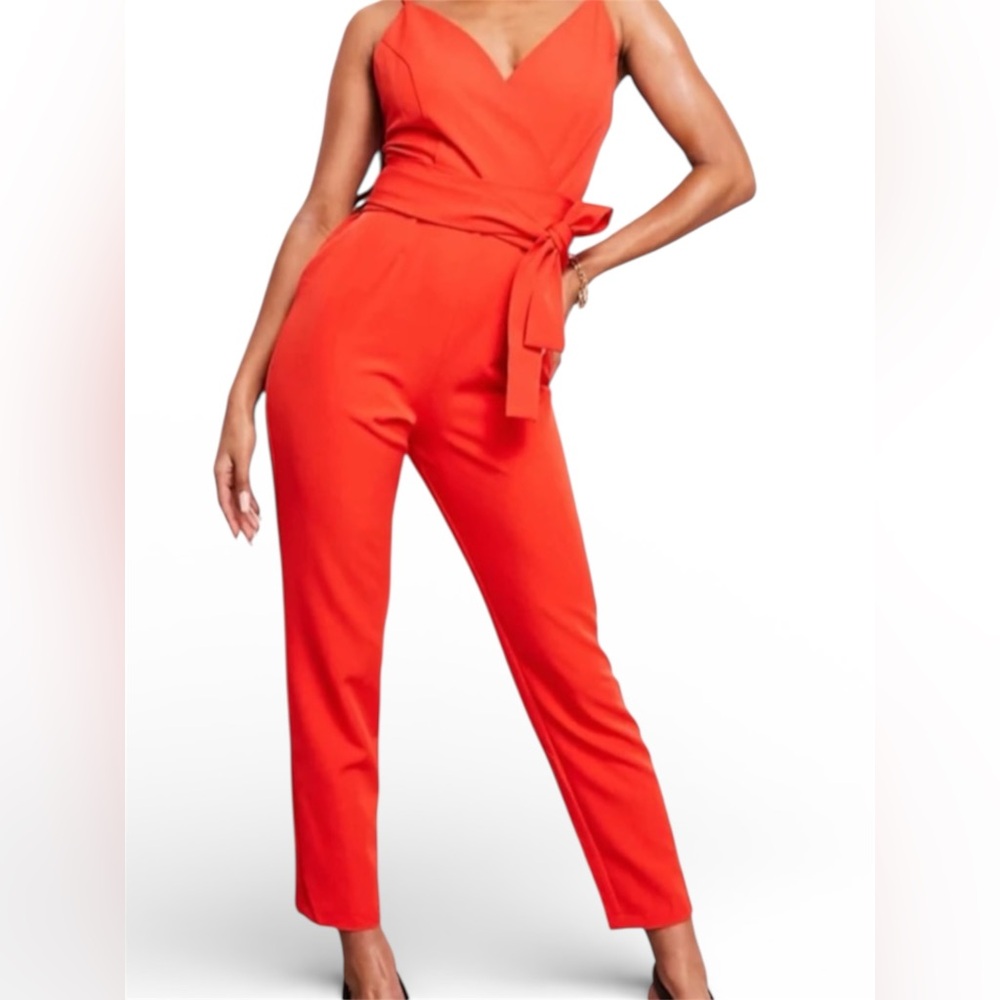 ASOS Vibrant Red Jumpsuit